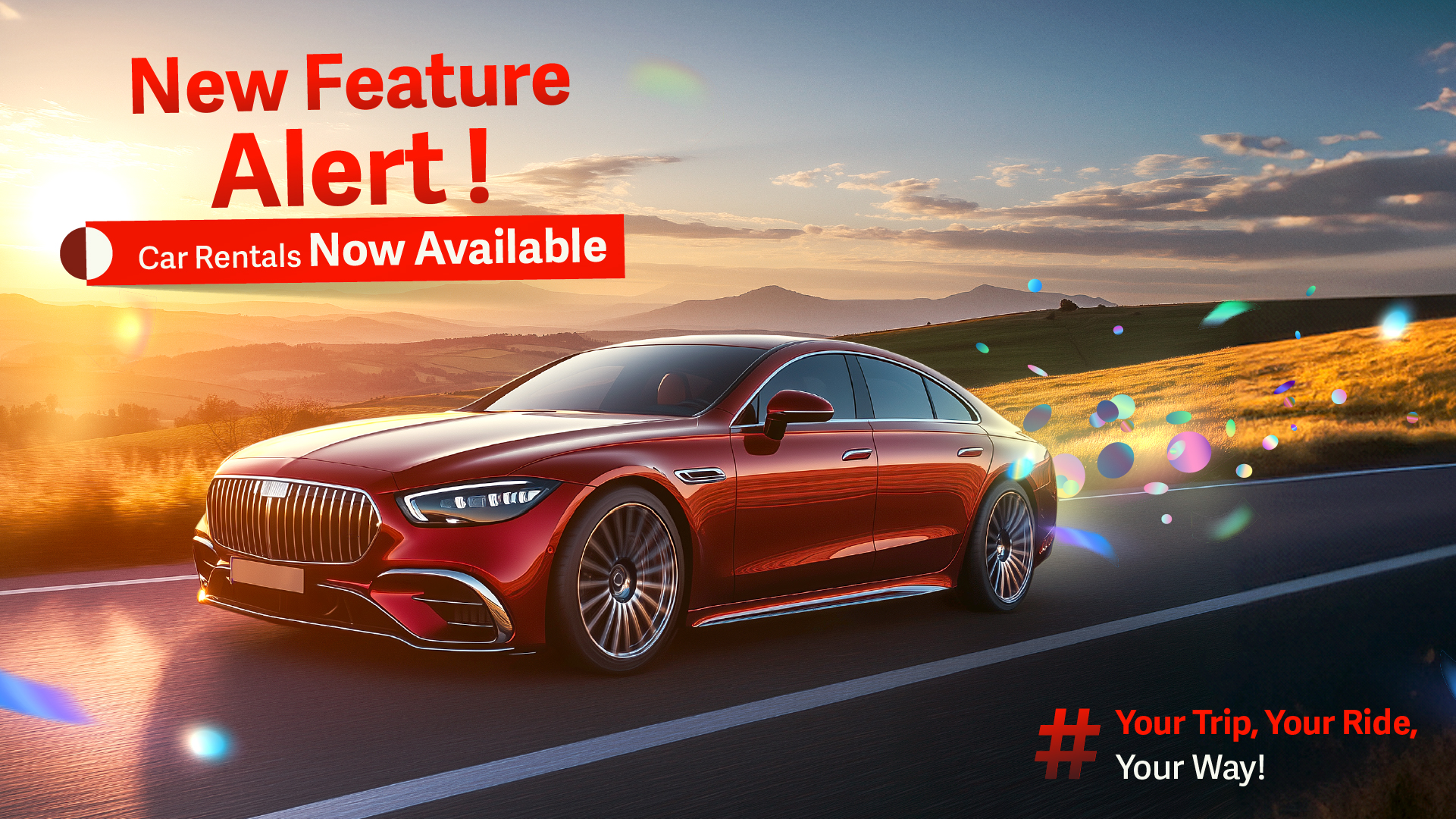 New Feature! Car Rentals Service to Make Every Journey Easier